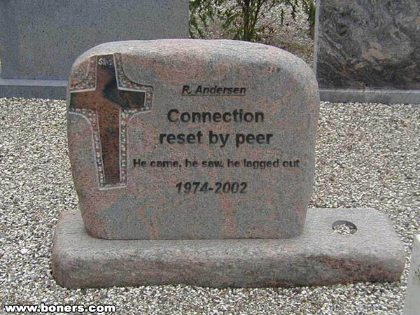 connection reset by peer